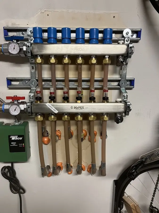 Plumber performing Leak Detection at a residential property in Willits